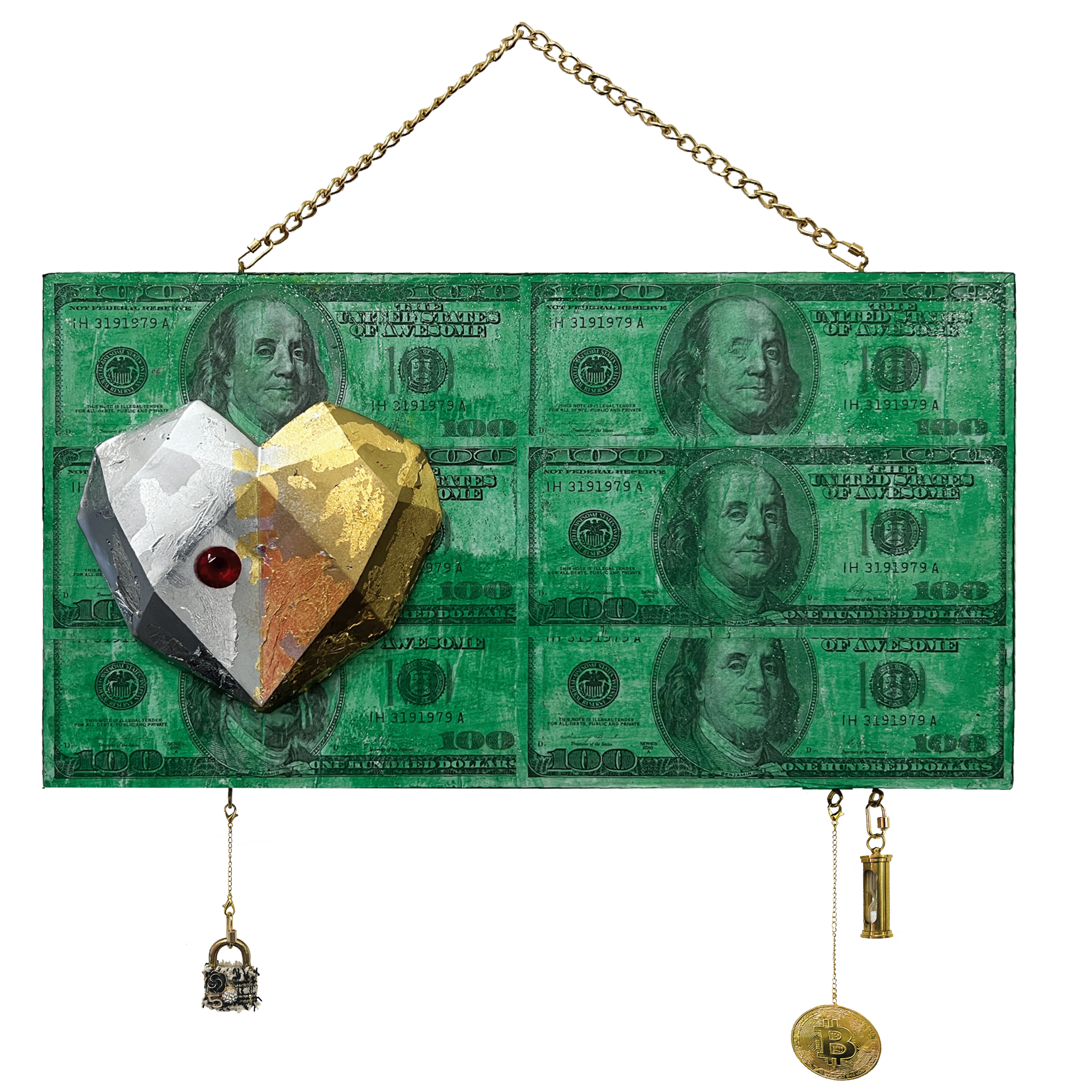 Painting - Crypto-Money Lovers