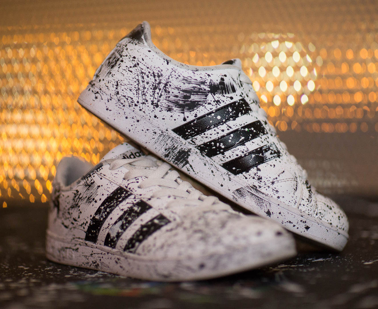Hand painted Adidas Superstars  Painted adidas, Adidas shoes