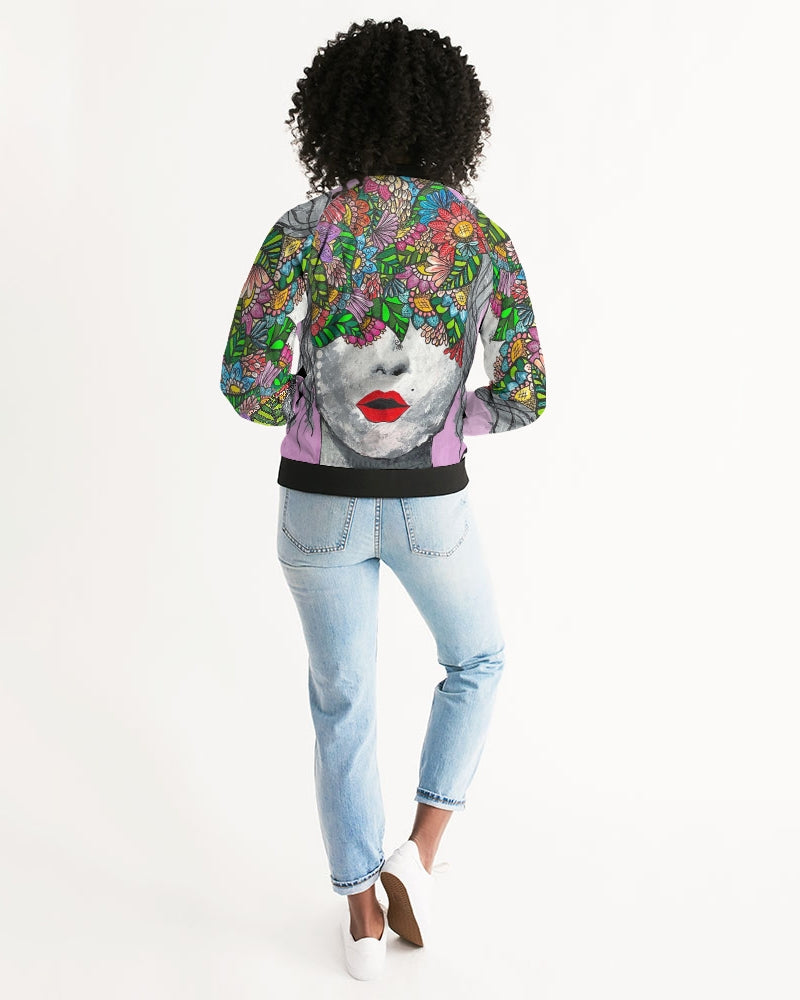 GD Logo Colourful Printed Blue Bomber Style Jacket with Pant Co-ord Set for  Women - Go Devil