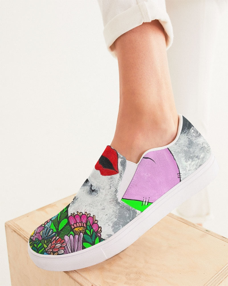 'The-Blind-Woman'- Women's Slip-On Canvas Shoe