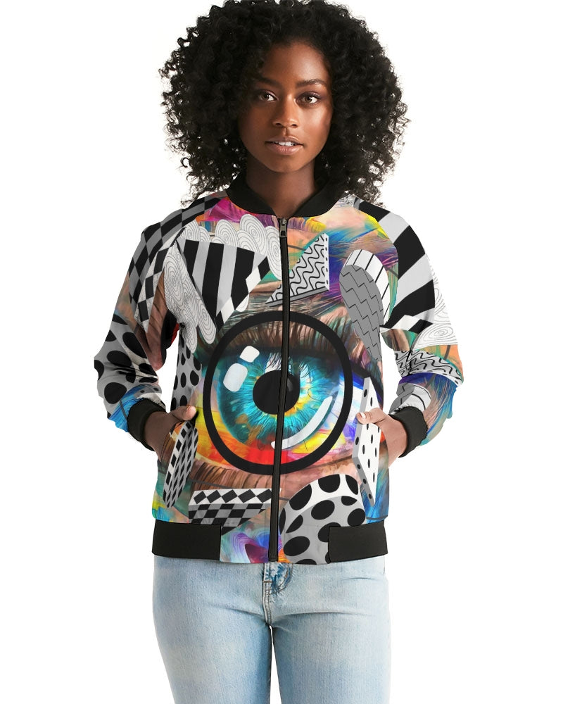 My vision is real Women's Bomber Jacket