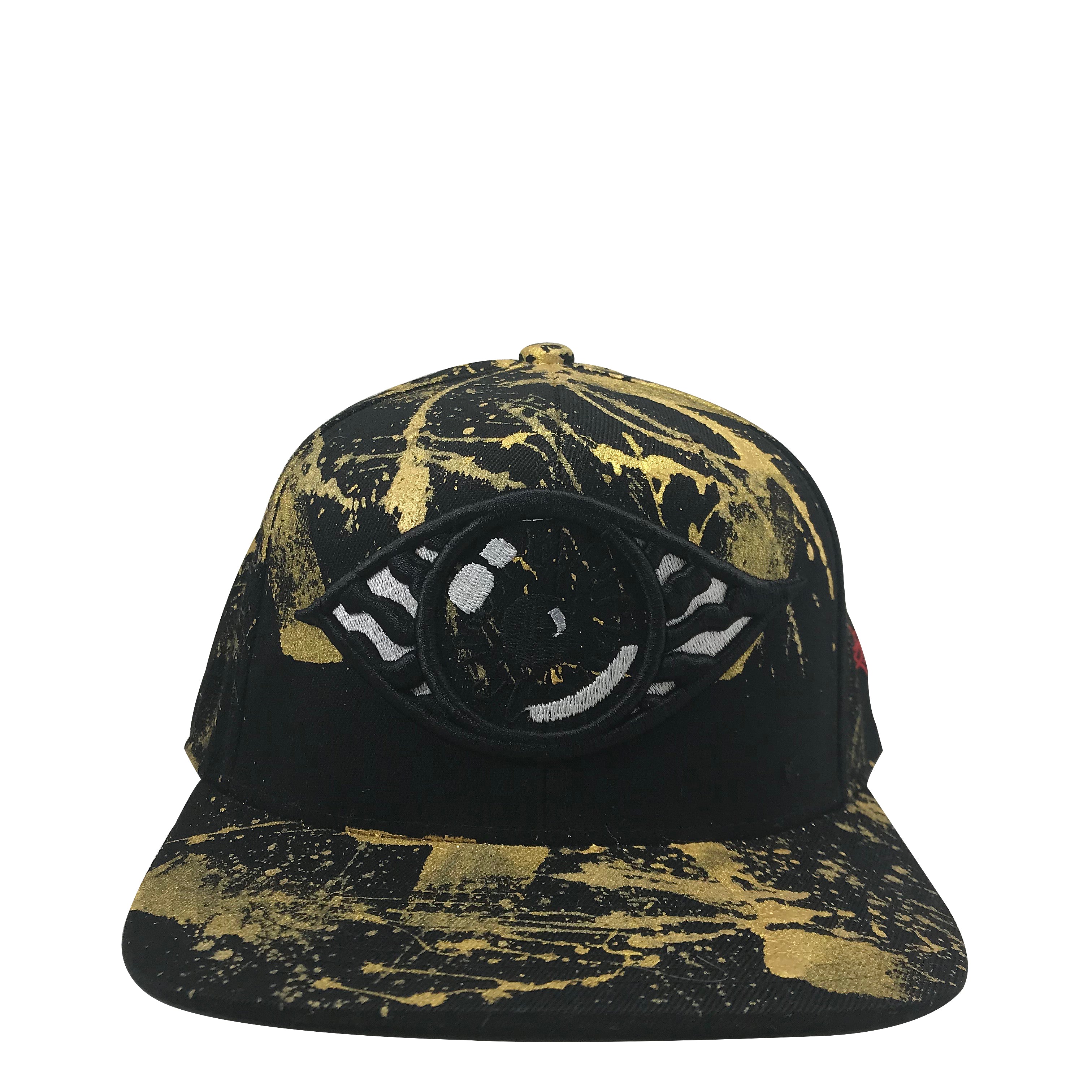 Hat - Unique hand painted / Gold