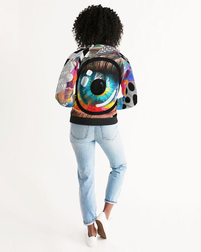 My vision is real Women's Bomber Jacket