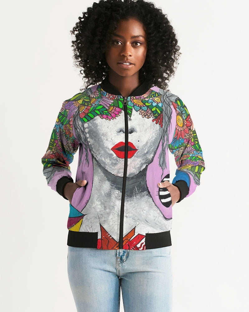 'The-Blind-Woman'- Women's Bomber Jacket